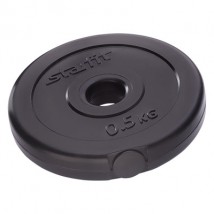 Диск пластиковый BB-203, d=26 мм, черный, 0,5 кг