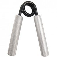 Эспандер кистевой пружинный INDIGO 50 кг алюминевые ручки 6012 HKGR Серый металлик