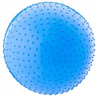 Мяч гимнастический массажный GB-301 75 см, антивзрыв, синий