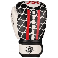 Перчатки боксёрские RSC MATURE PU DX SB-16-1601 6 унций Черно-бело-красный
