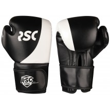 Перчатки боксёрские RSC POWER PU FLEX SB-01-135 10 унций Черно-белый